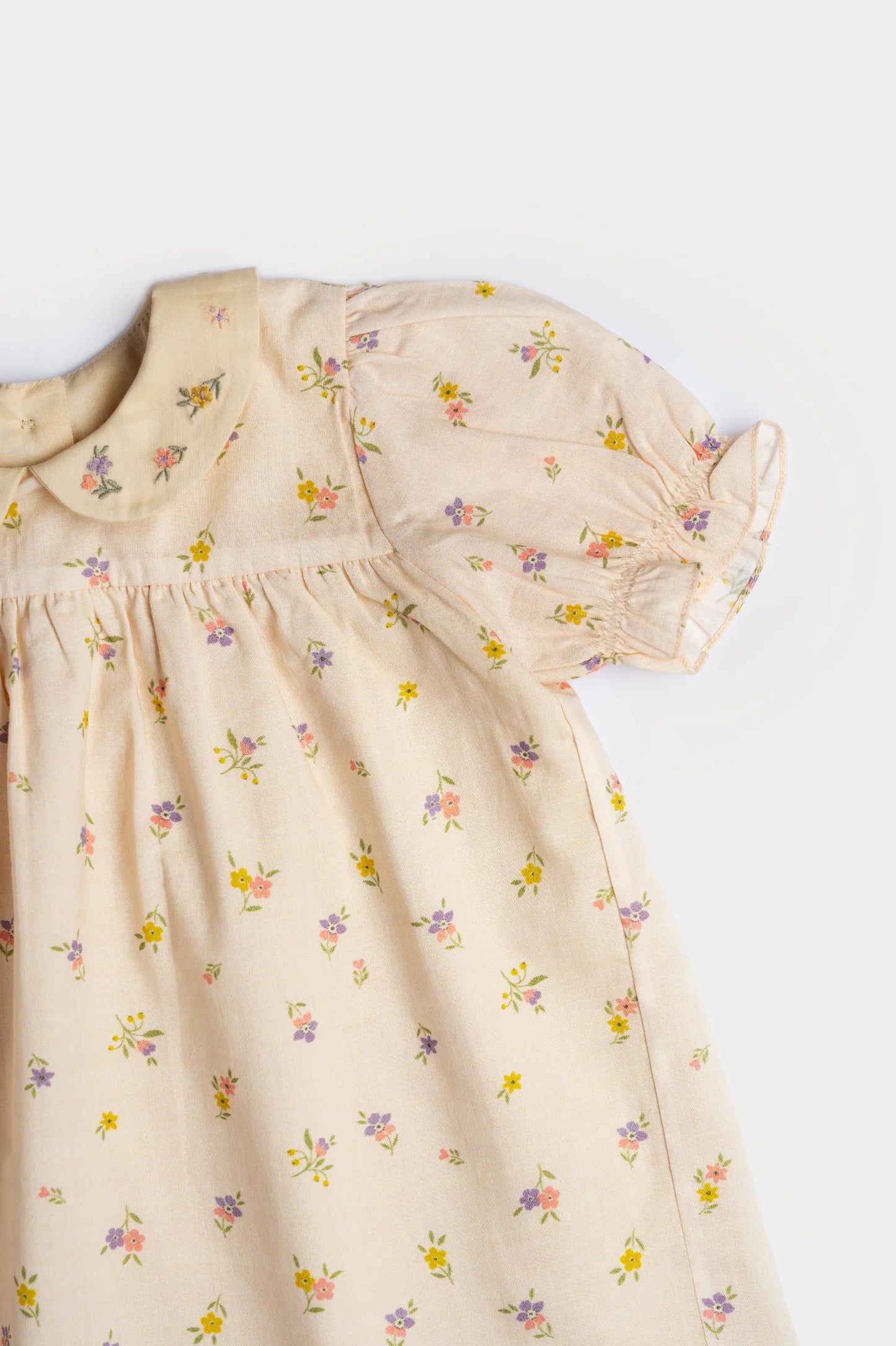 Minnie Dress- Embroidered Collar