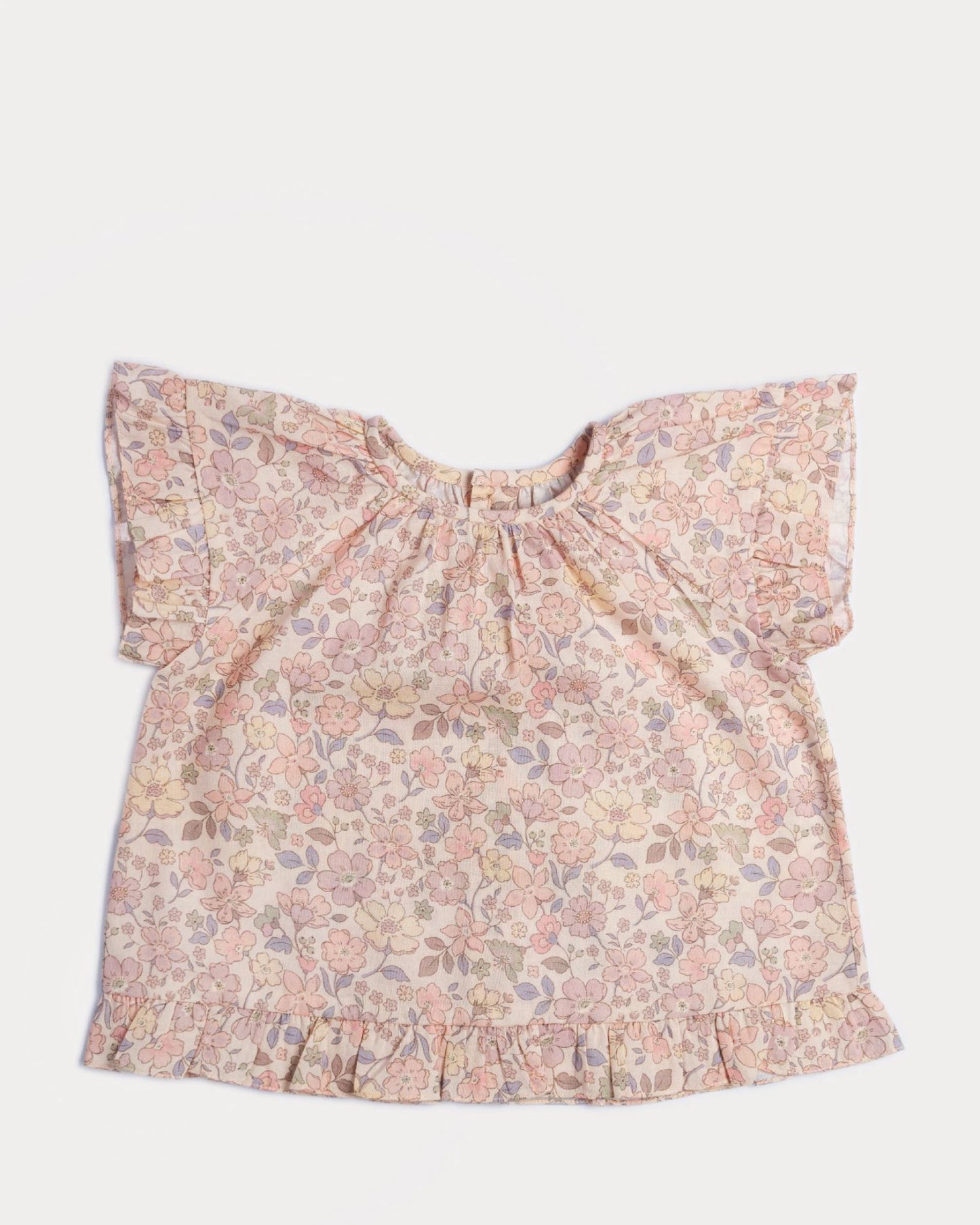 Kitty Blouse - Garden Flowers Muted