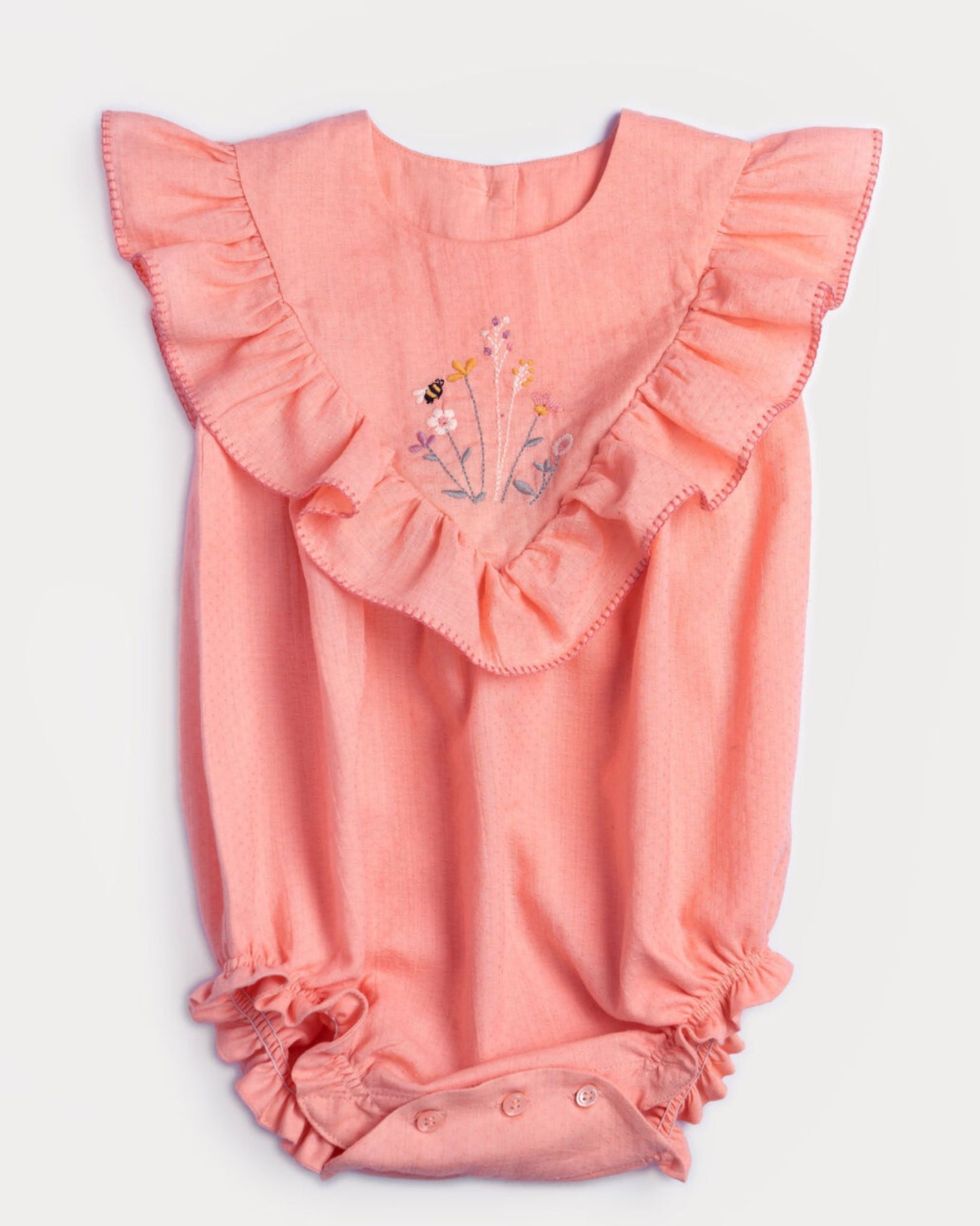 Lucy Romper - Blush