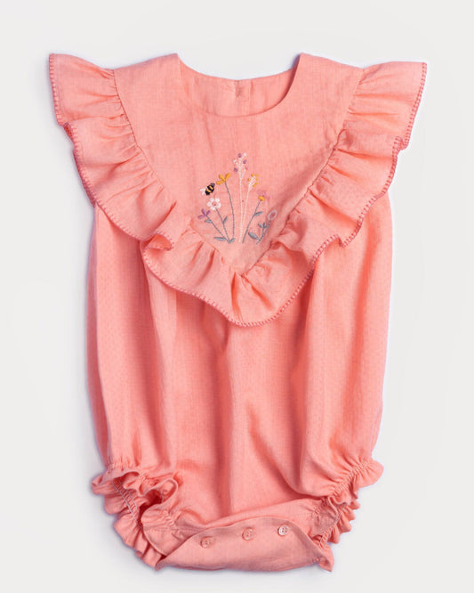 Lucy Romper - Blush