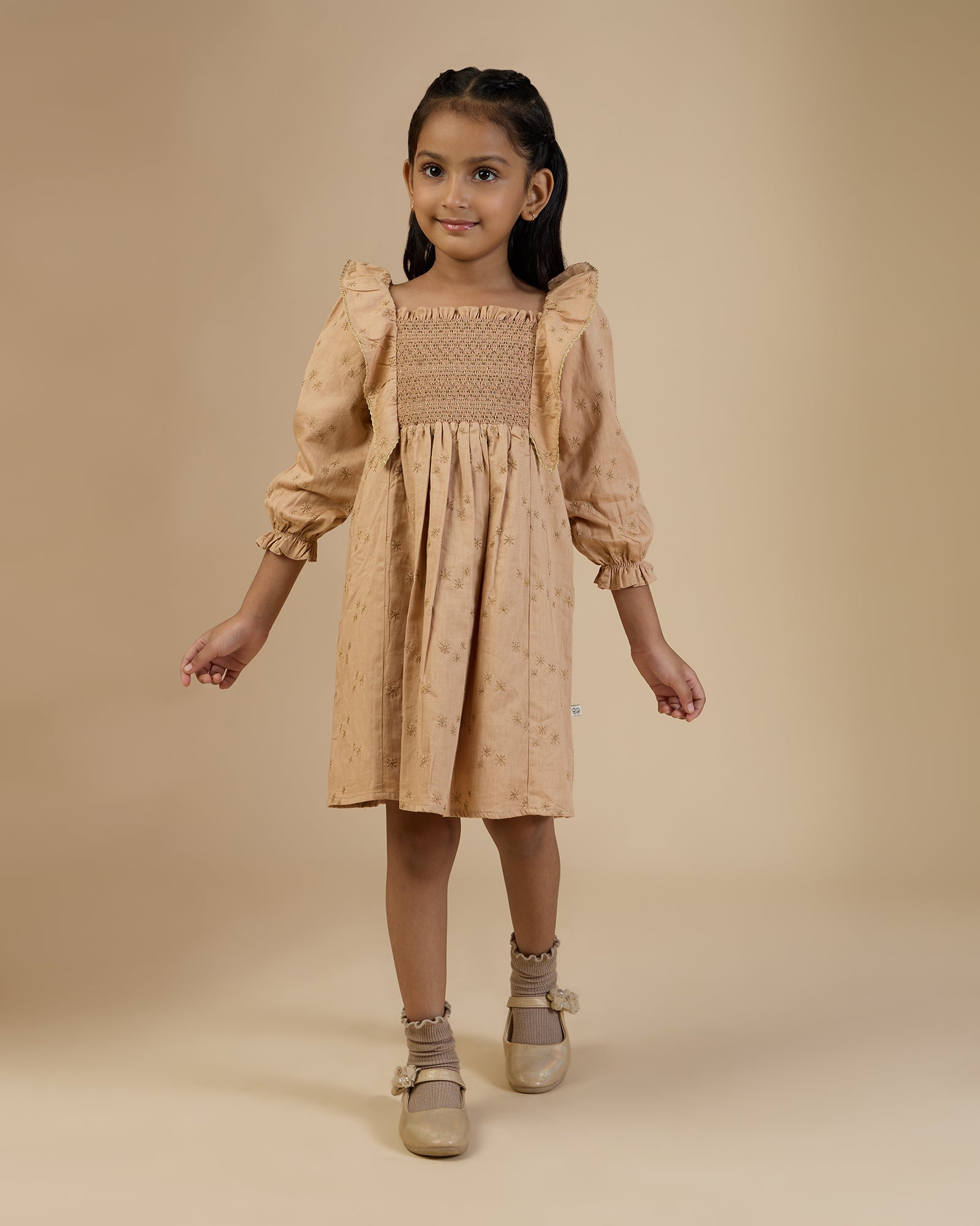 The Sofia Dress (Ceremonial)- Beige