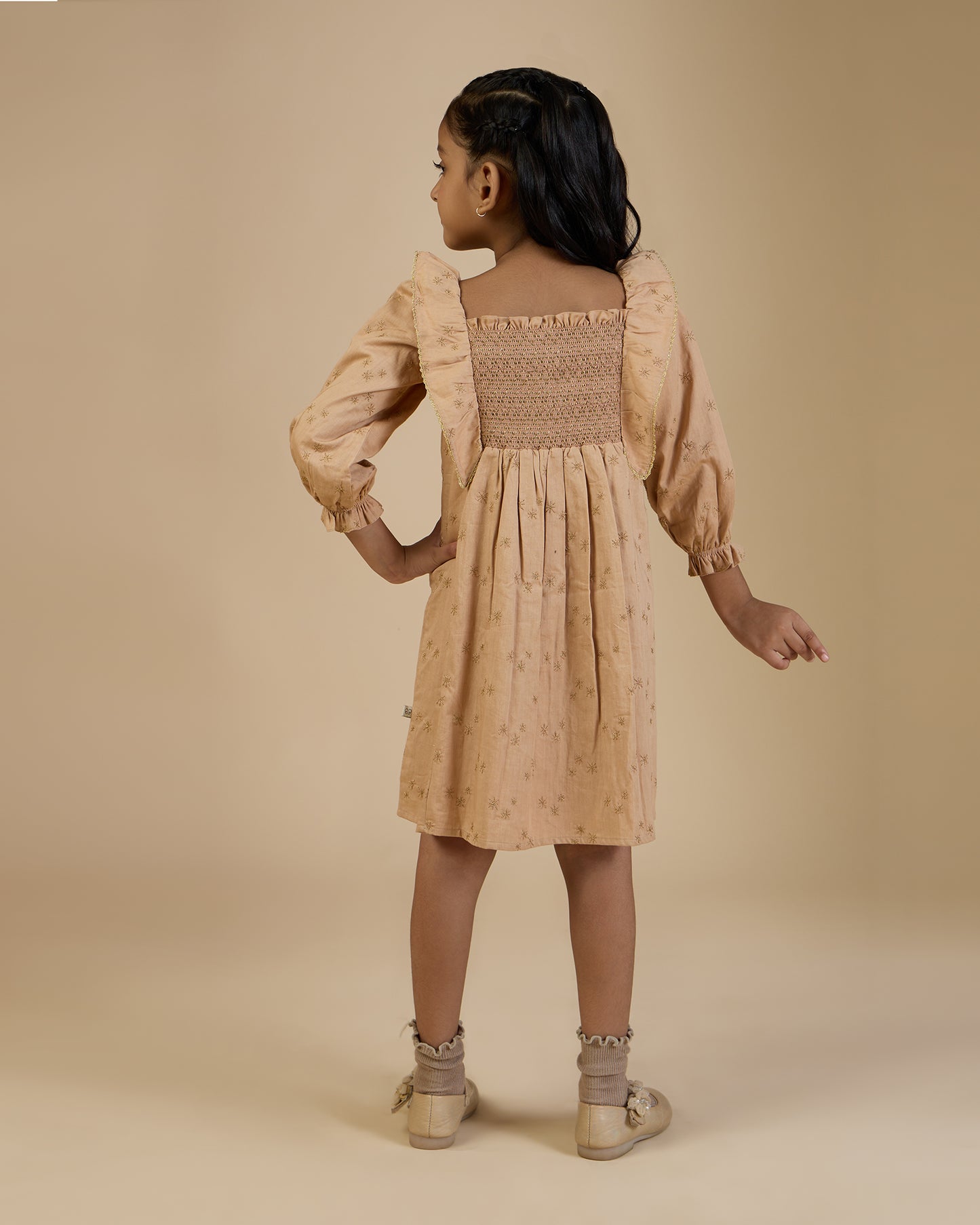 The Sofia Dress (Ceremonial)- Beige