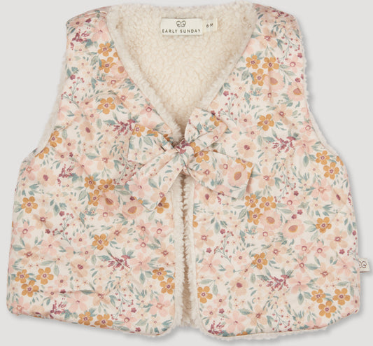 Jilly Gilet - Floral print