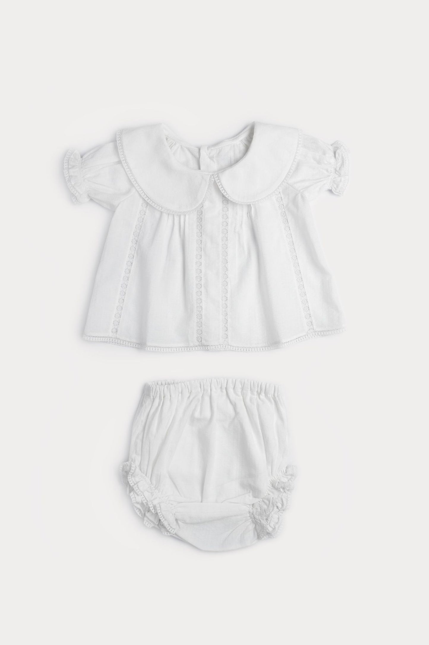 Elodie Blouse with Bloomer - Ivory