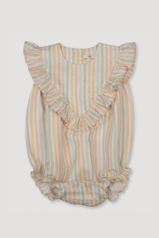 Lucy Romper - Summer Stripe