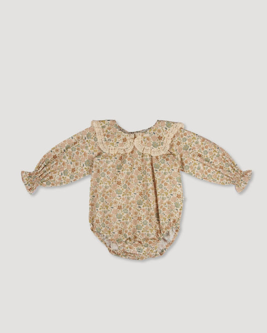The Gladys Baby Romper - Cream