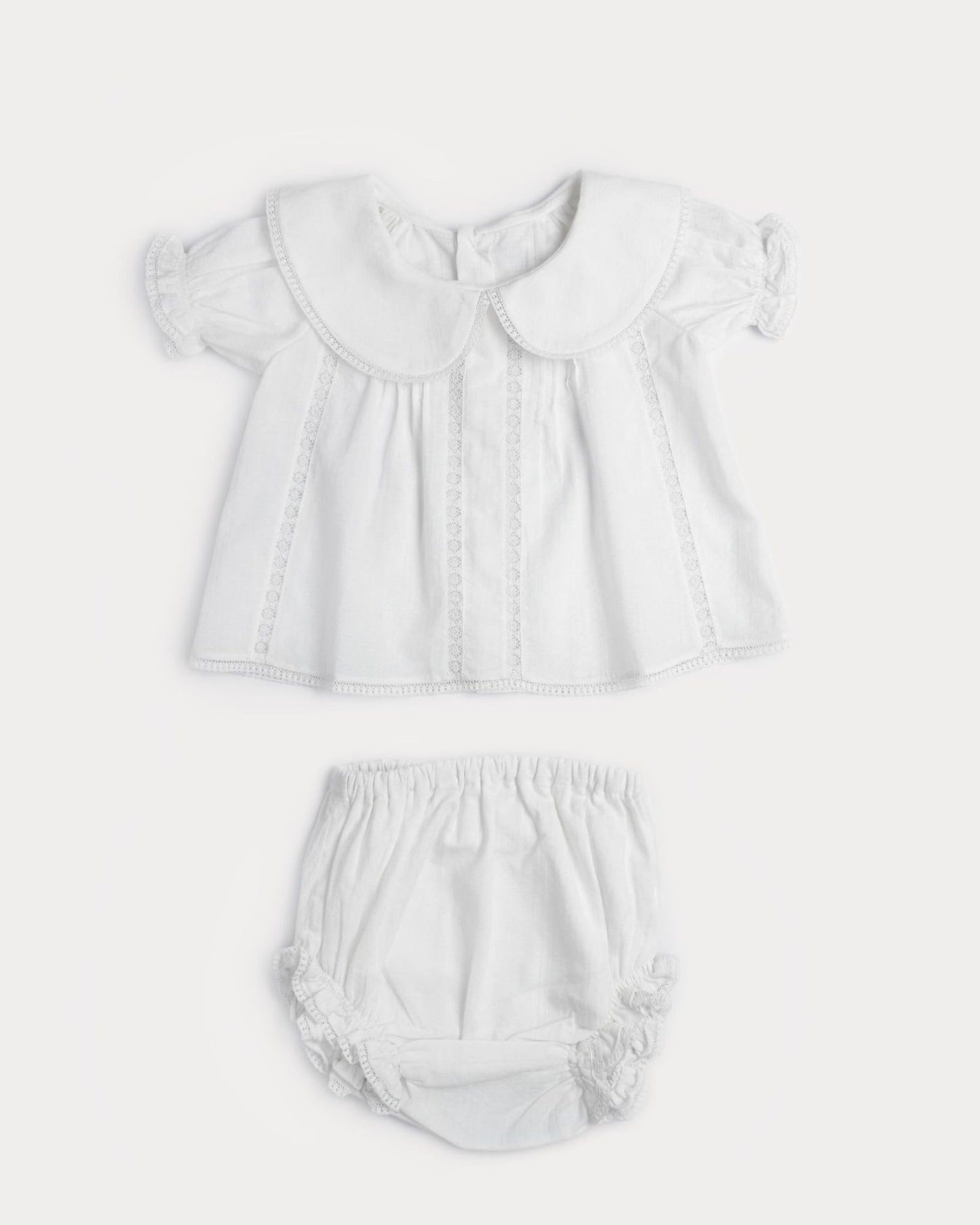 Elodie Blouse with Bloomer - Ivory