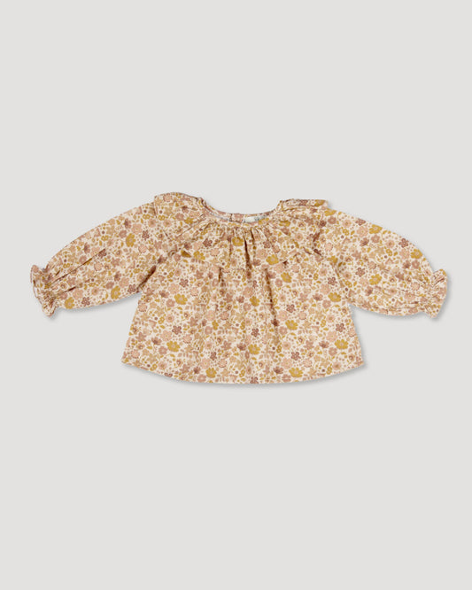 The Daisy Baby Blouse - Dusty Pink