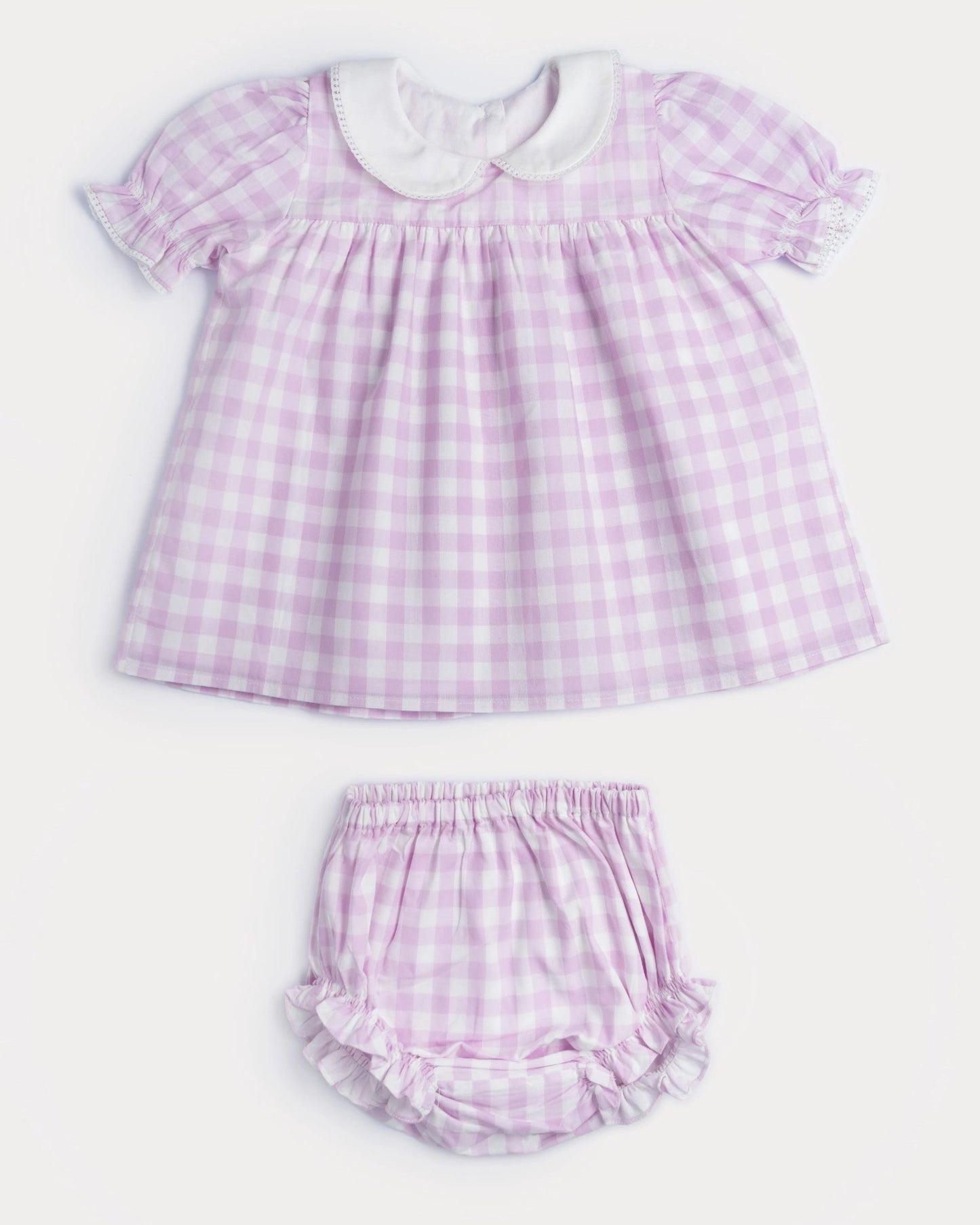 Minnie Dress- Embroidered Collar