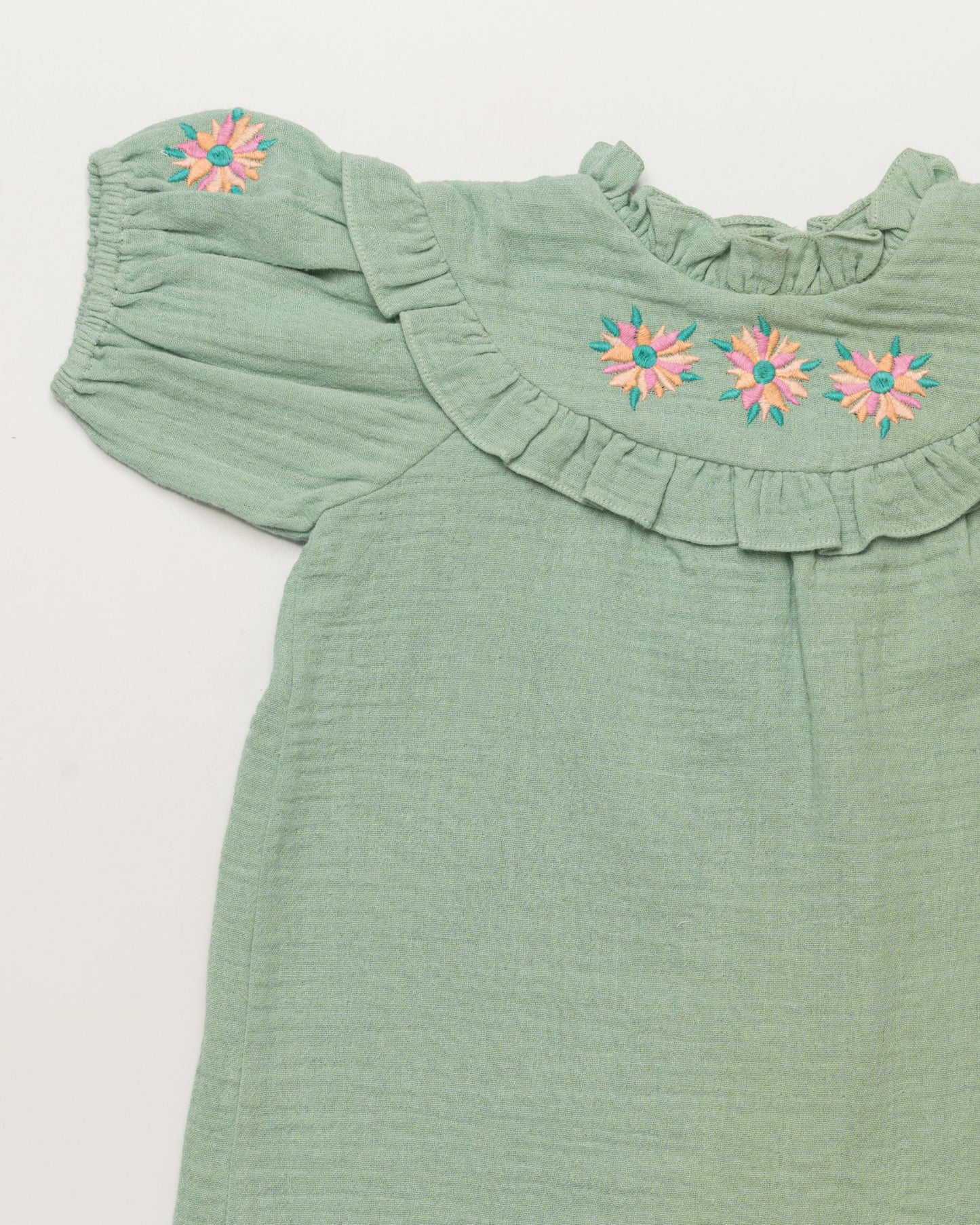 Charlie Baby Dress & Bloomer Set - Mint