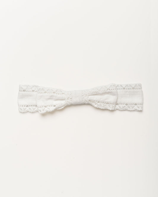 Lace Headband- Ivory