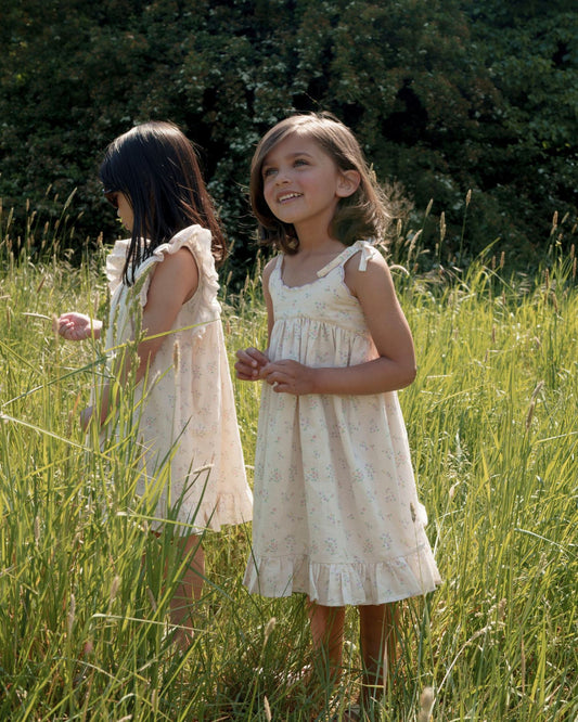 Alena Dress - Painted Bouquet print