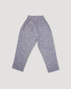 Early Sunday, Adrien Trouser in Celestial print, made from Printed 30s Cotton Twill fabric, featuring Relaxed design with ample room for movement, perfect for active kids, shown in a back flat-lay view