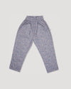 Early Sunday, Adrien Trouser in Celestial print, made from Printed 30s Cotton Twill fabric, featuring Relaxed design with ample room for movement, perfect for active kids, shown in a front flat-lay view