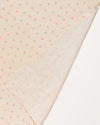 Early Sunday, Baby Napkin in Butterflies print, made from Printed Cotton Double Gauze fabric, shown in a closeup flat-lay view