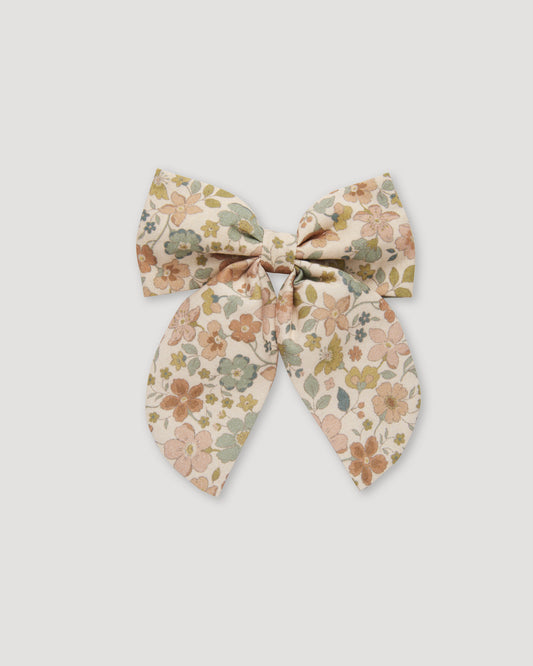 Audrey clip-  Garden Flowers Cream