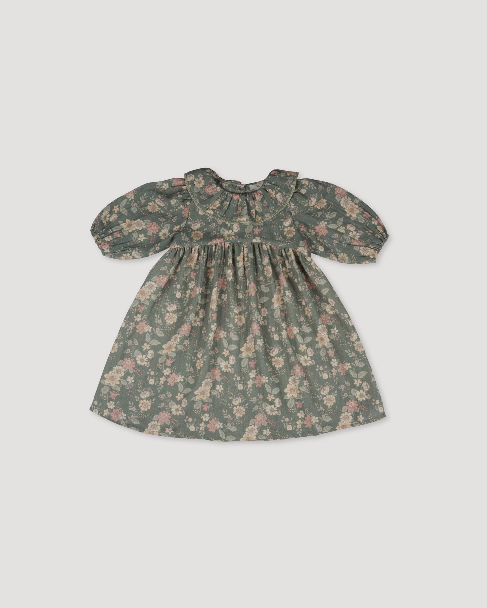 Suzie Dress- Autumn Bloom Soft Green Early Sunday Suzie Dress- Autumn Bloom Soft Green Early Sunday