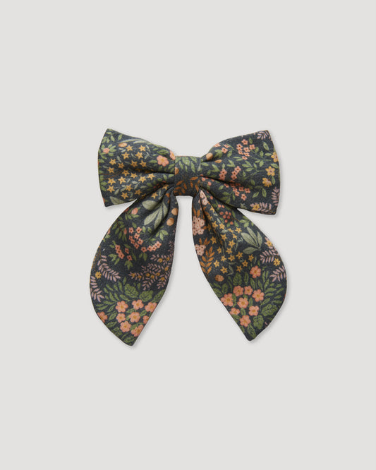 Audrey clip-  Autumn Garden Greyish Blue