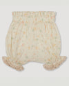 Early Sunday, Holly Baby Shorts in Star Fish print, made from Printed Cotton Cambric fabric, featuring wide brim for sun protection, designed to be lightweight and comfortable for all-day wear, shown in a back flat-lay view