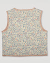 Early Sunday, Lou Jacket (Reversible) in Amelia print, made from Printed Cotton Cambric fabric, featuring reversible design for versatile styling, shown in a back flat-lay view
