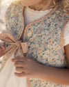 Early Sunday, Lou Jacket (Reversible) in Amelia print, made from Printed Cotton Cambric fabric, featuring reversible design for versatile styling, shown in a detailed print view of a model wearing it