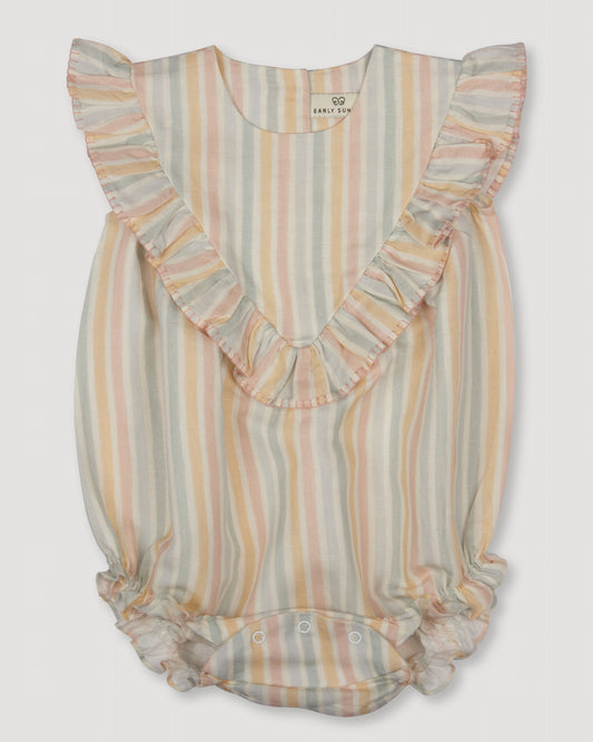 Lucy Romper- Summer Stripe