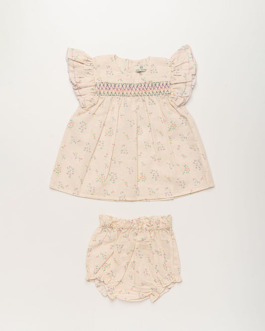 white christmas dresses Daisy Embroidered 1950s Infant Dress - Size Newborn Baby Dress main image 0
